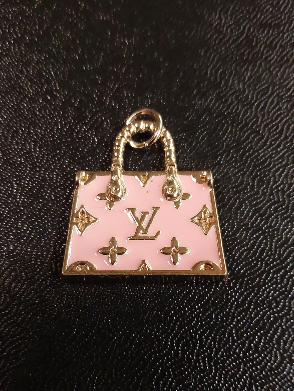 LV Gold & Pale Pink Monogram Bag Tote Charm Pendant. 1/$17 or 2/$25 Charms.